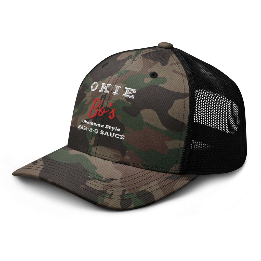 Okie Bo's Camo Trucker Hat